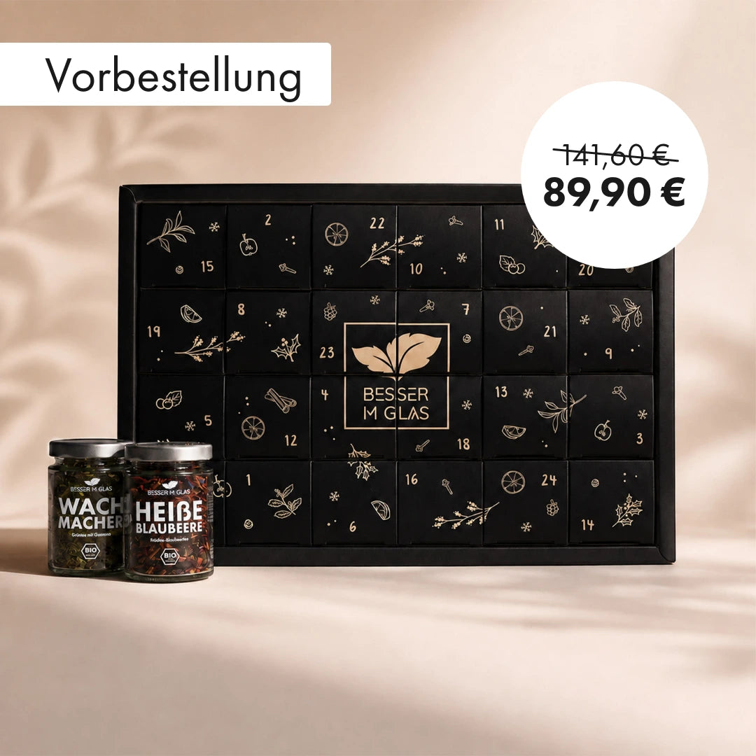 Besser im Glas thee adventskalender 2026