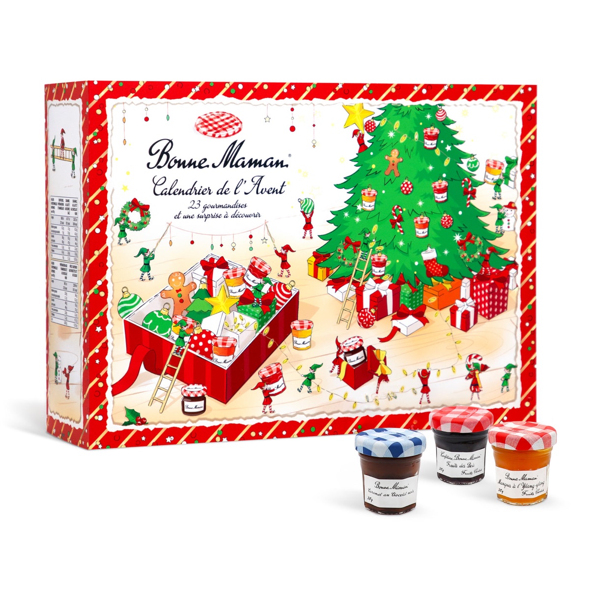 Bonne Maman adventskalender met mini-potjes confituur