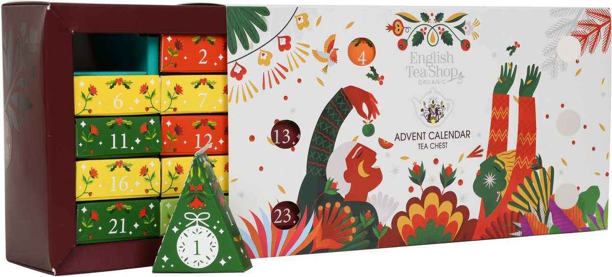 English Tea Shop Tea Chest thee-adventskalender