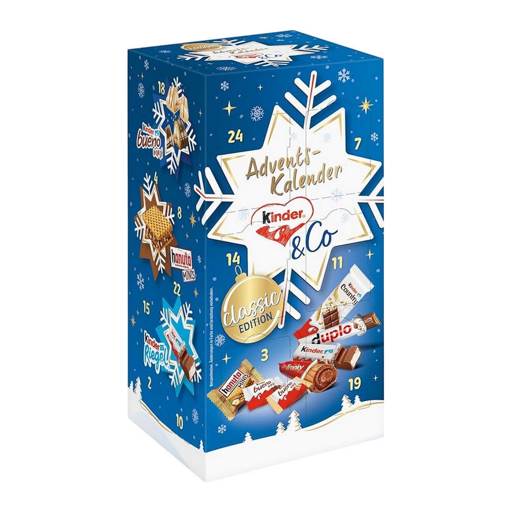 Kinder & Co Classic adventskalender (295 g)