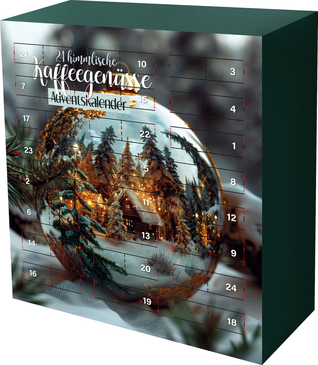 Koffie-adventskalender met 24 koffiesoorten