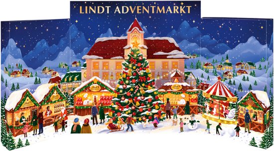 Lindt adventskalender Kerstmarkt