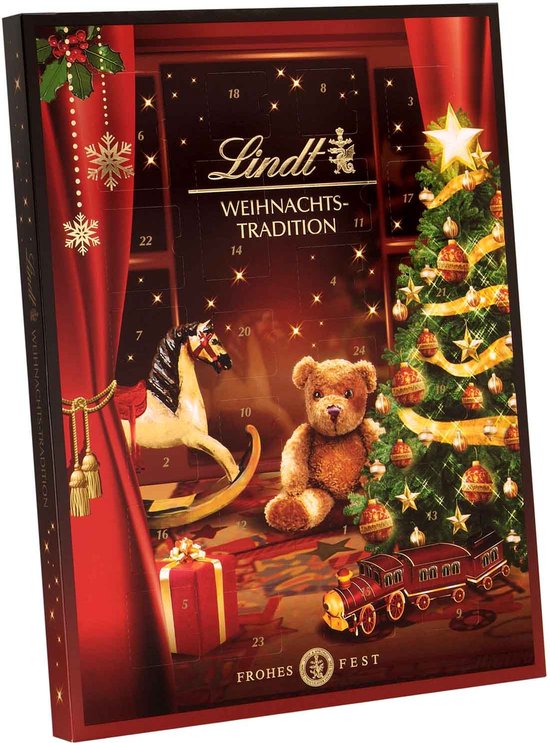 Lindt adventskalender Kersttraditie