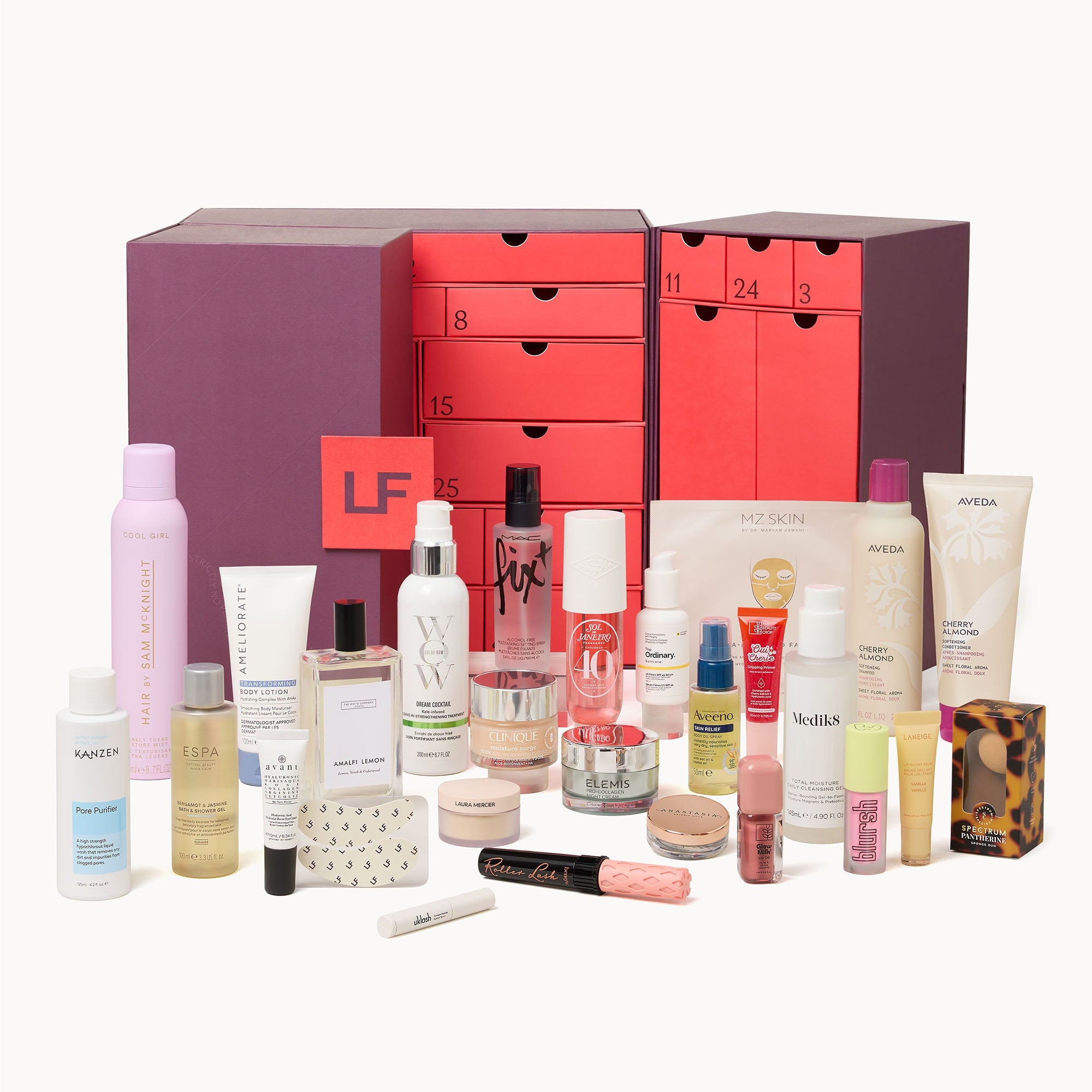 LOOKFANTASTIC beauty adventskalender verpakking