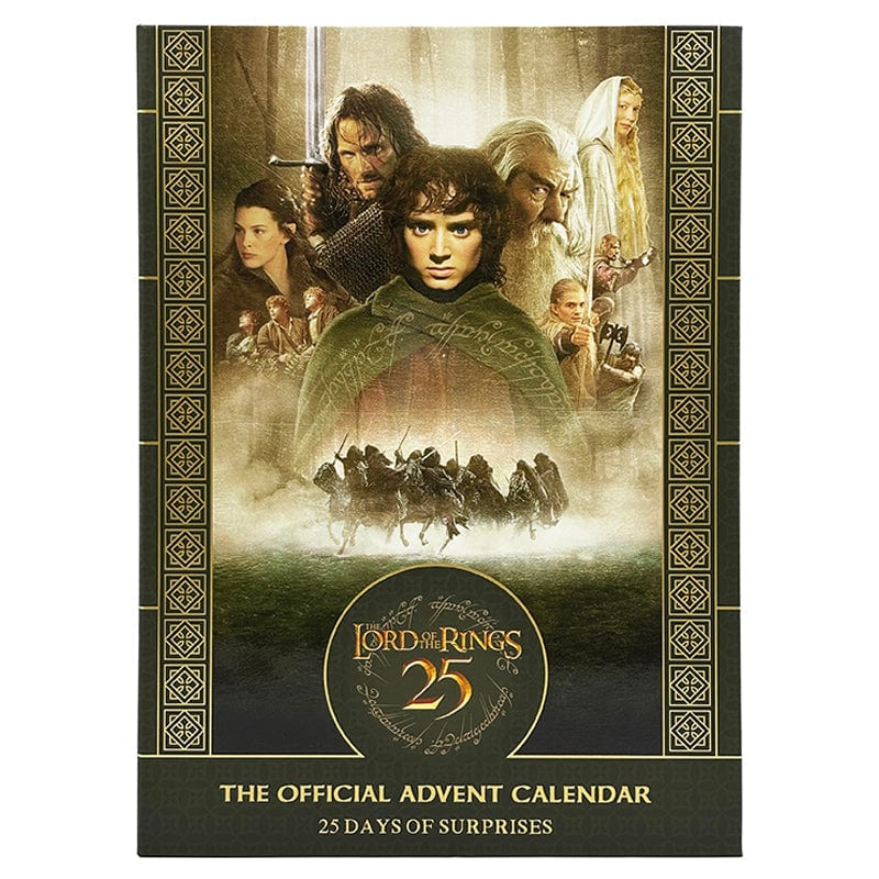 The Lord of the Rings: The Official Advent Calendar met Frodo, Gandalf en de Reisgenoten op de voorkant