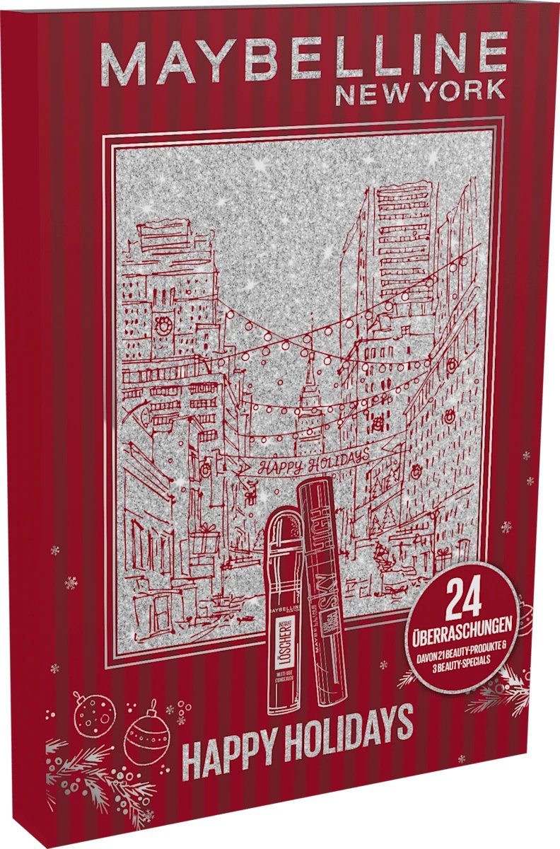 Maybelline New York adventskalender Happy Holidays