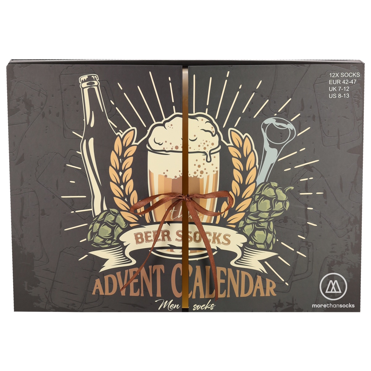 Morethansocks sokken-adventskalender heren: bier