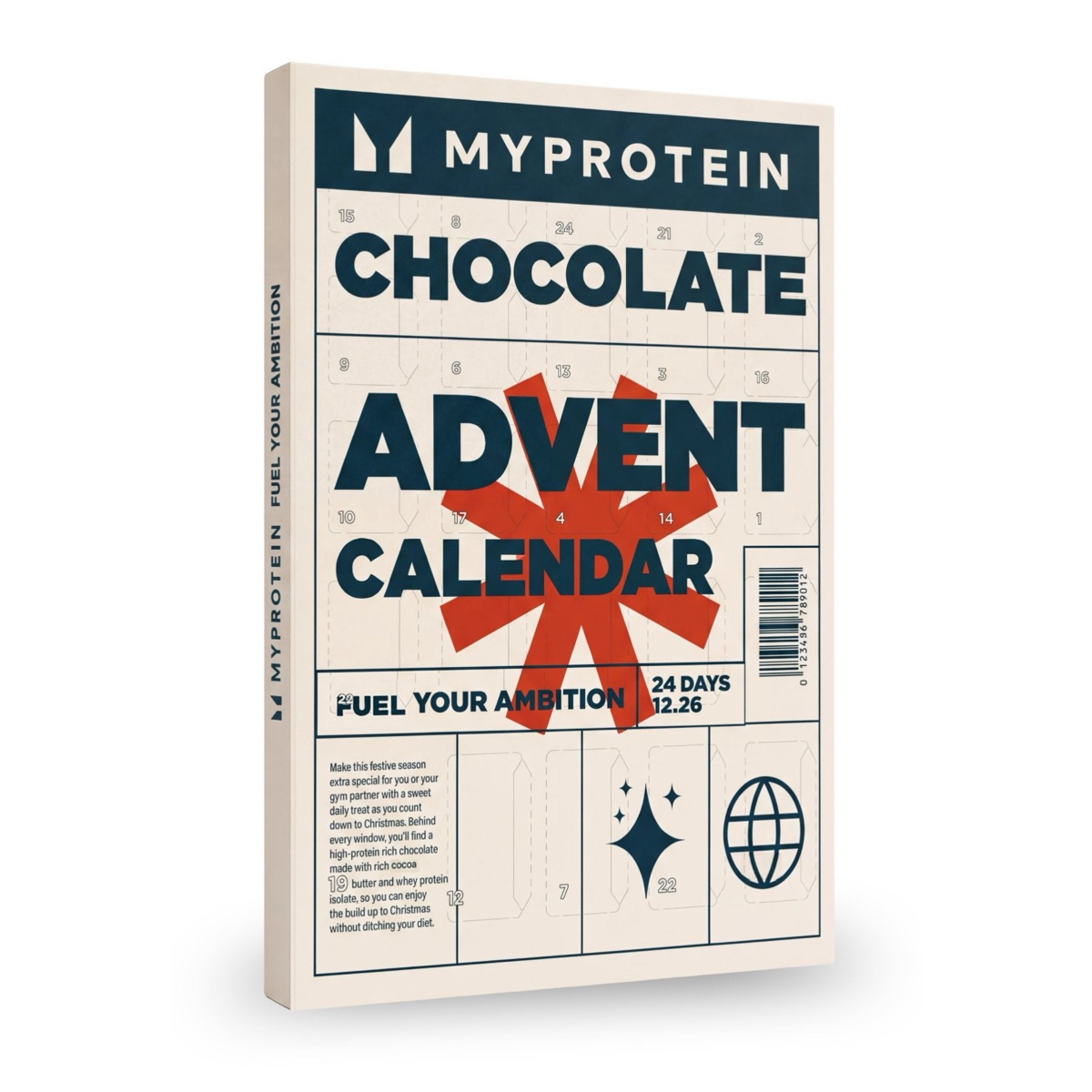 Myprotein chocolade eiwitten adventskalender