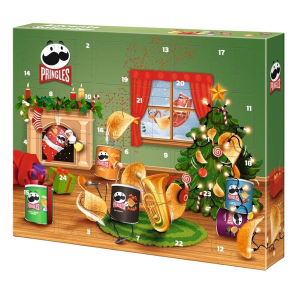 Pringles adventskalender groen (960 g)