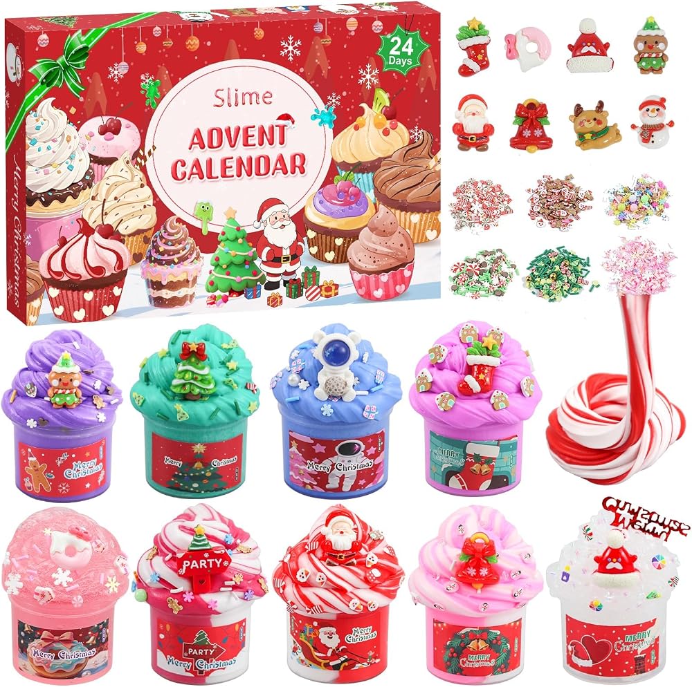 UAYNFY adventskalender met slijm