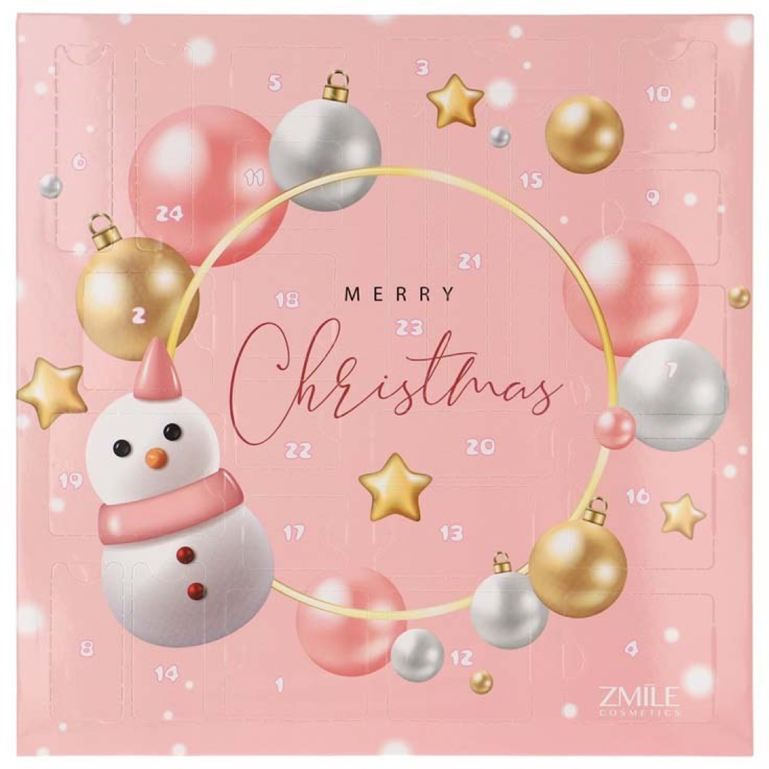 Zmile Cosmetics adventskalender Square Snowman
